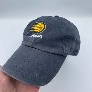 Indiana Pacers Faded Navy Blue Hat, Forty Seven Cap, Fitted Size Small 100% Cott